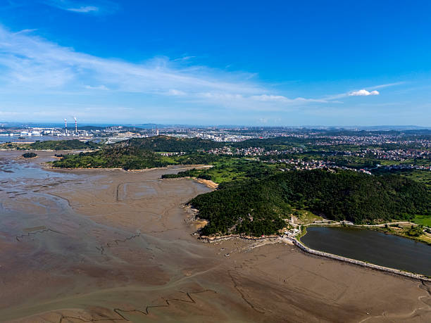 istock Coastal Landscape with Urban Skyline 2223409245