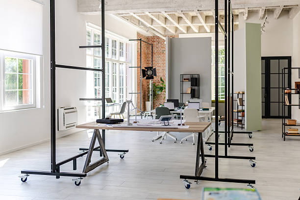 istock Collaboration occurs in a modern Scandinavian style office, fostering innovation and teamwork among professionals 2223414843