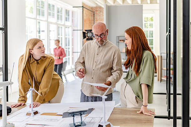 istock Team collaboration in a Scandinavian style office focused on innovative business solutions and planning 2223414947