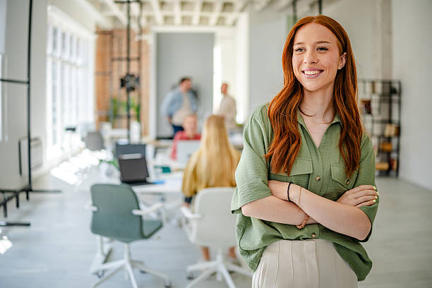 istock Collaboration in a modern Scandinavian office setting with professionals engaged in teamwork and brainstorming 2223419186