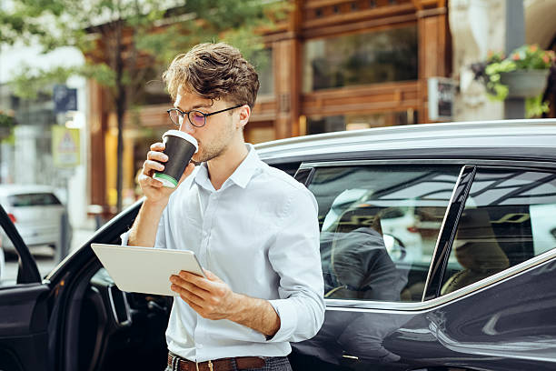 istock Young businessman in the city 2223422098