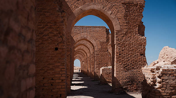 istock Historic brick arches in Abu Dulaf, Iraq showcase ancient architectural beauty 2223422864
