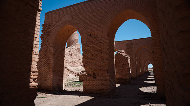 istock Exploring Abu Dulafs ancient ruins in Iraq with historic architecture and blue sky 2223422955