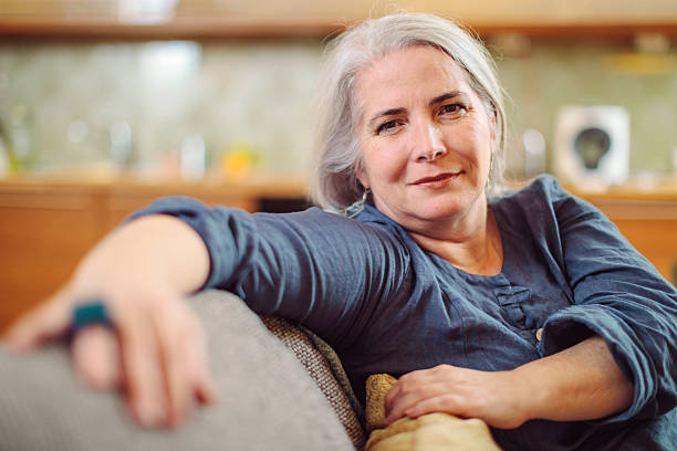 istock Mature woman at home 2223424163