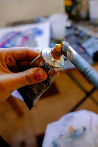 istock Brushstrokes of Expression an The Artist at Work 2223426350