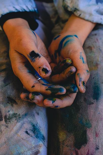 istock Brushstrokes of Expression an The Artist at Work 2223426404