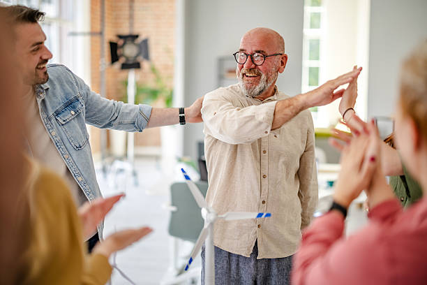istock Team celebrates a successful idea presentation in a modern Scandinavian office environment 2223426597