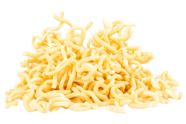 istock Pile of instant noodles on a white background 2223428886
