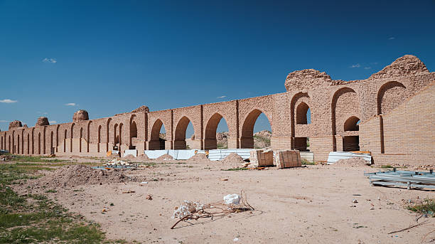 istock Historic ruins of Samarra Iraq with arched architecture under clear blue sky 2223432334