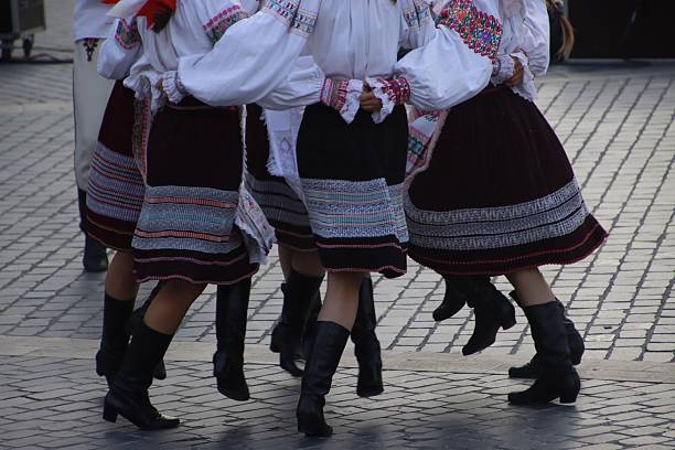 istock Traditional Folk Dance in Eastern European Attire 2223436891