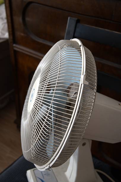 istock One white fan close up against the heatwave 2223437317
