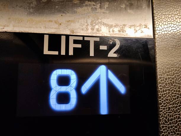 istock Lift 8 number and up arrow 2223442042