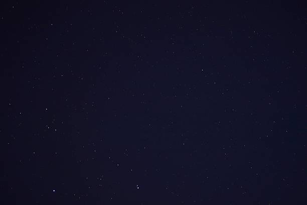 Stars captured with a very short exposure