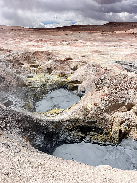 istock Geothermal Mud Pools in Volcanic Landscape 2223445297