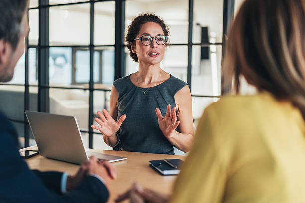 istock Hr manager having job interview at office 2223449026