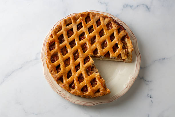 istock Delicious cherry pie with fresh cherries 2223452681