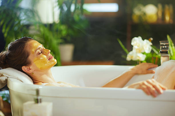 istock Luxury Self-Care: Woman in Tranquil Bath 2223452735