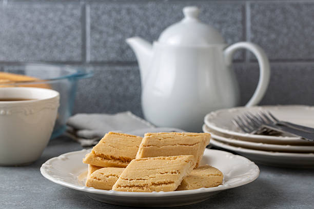 istock Traditional Delicious Turkish dessert; flour cookie (un kurabiyesi) 2223454745