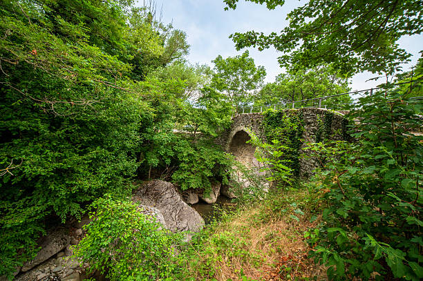 Roman Bridge Alfero on the Alferello in the province of Forlì Cesena