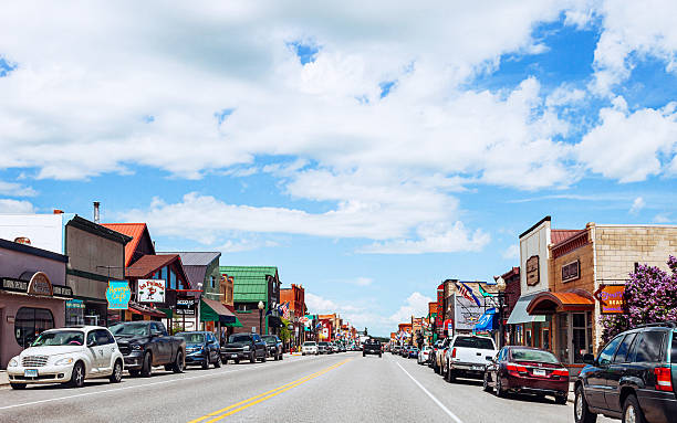 istock American town - Red Lodge, Montana 2223460103