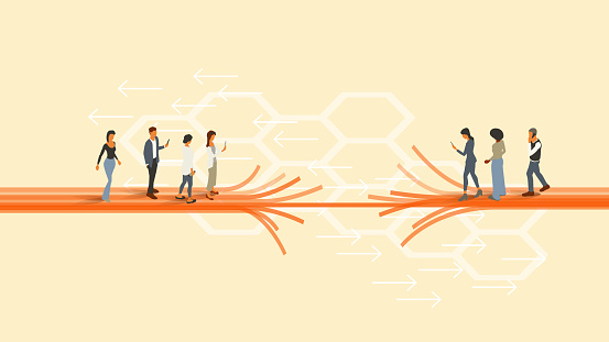 Hanging By A Thread Stock Illustration - Download Image Now - 16x9 ...