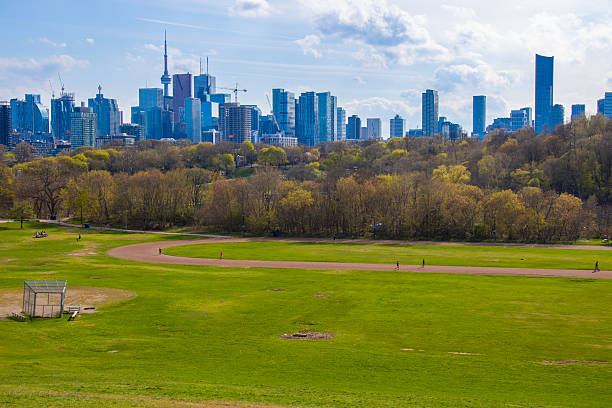 istock Toronto skyline from riverdale park in Ontario, Canada 2223474195