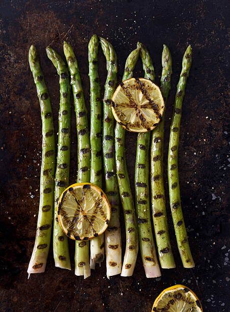 Grilled asparagus