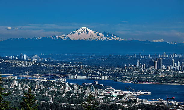 istock Aerial View at Greater Vancouver  and Mountain Baker 2223475425