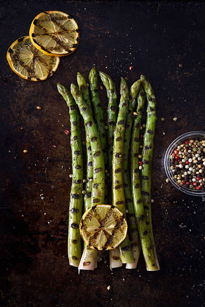 Grilled asparagus