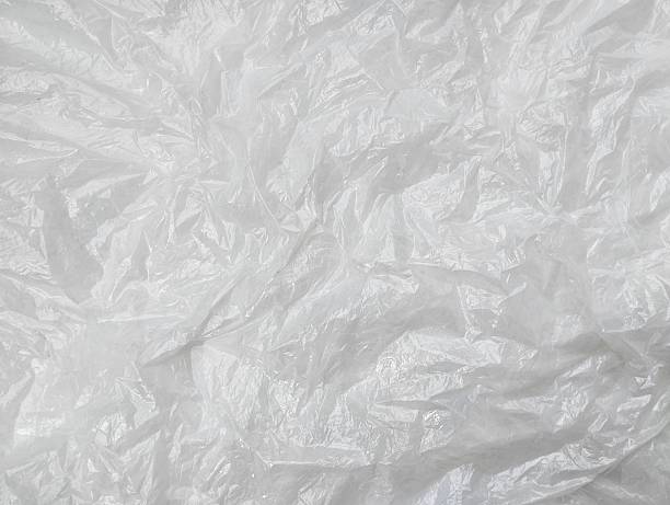 istock Abstrack crumpled white plastic bag texure background 2223476858