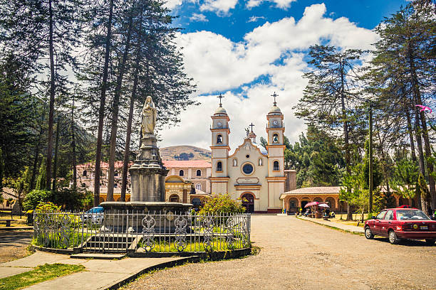 Concepcion, Junin, Peru - September 9, 2017: Convent of Santa Rosa de Ocopa, Concepcion District