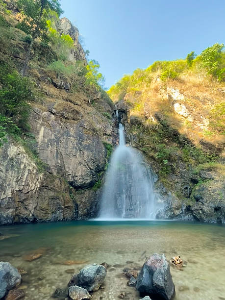 Beautiful waterfall in the middle of the forest
