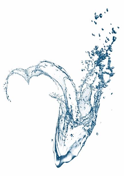 istock 3d illustration of curved abstract blue waves and splashes 2223482392