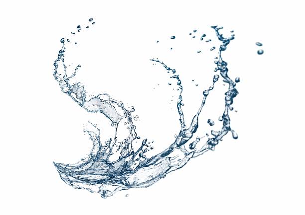 istock 3d illustration of curved abstract blue waves and splashes 2223482396