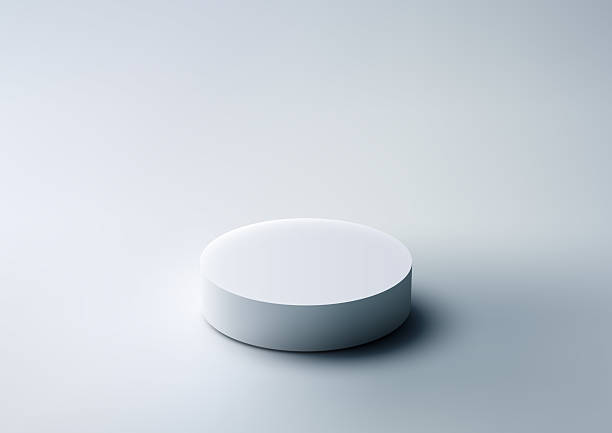 istock 3d podium mockup with white background and soft shadows for product display, branding, or design showcase in a clean minimalist scene 2223487093