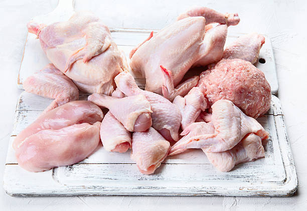 istock Different types of raw chicken meat 2223492485