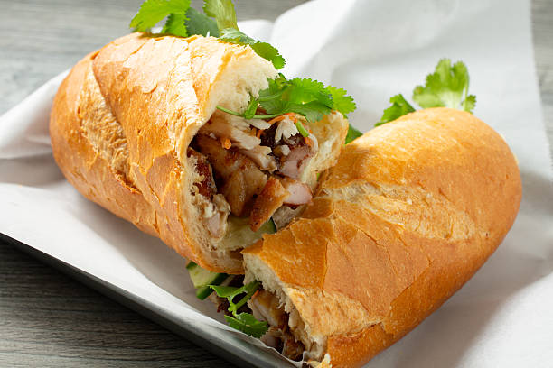 istock grilled chicken banh mi 2223494904