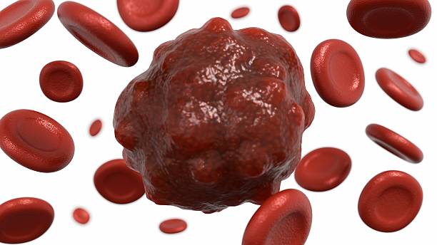 istock A blood tumor or a malignant cell amidst normal blood components. 2223496498