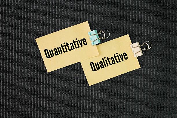 istock paper with the words quantitative and qualitative. two fundamental approaches to research and data analysis 2223505614