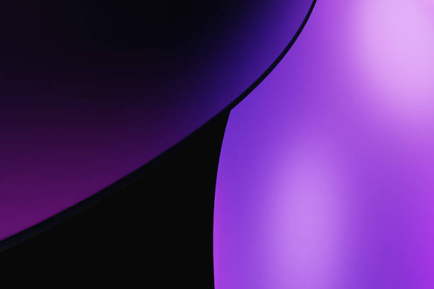 istock Dynamic abstract background with smooth, flowing purple and blue gradients and soft, curved shapes 2223506026