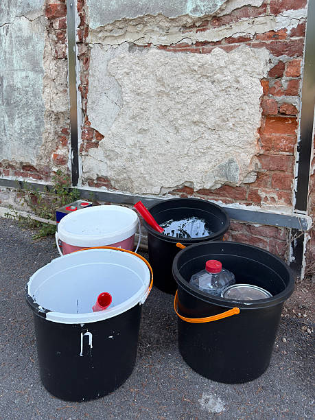 istock Building, construction and repair. paint cans 2223509313
