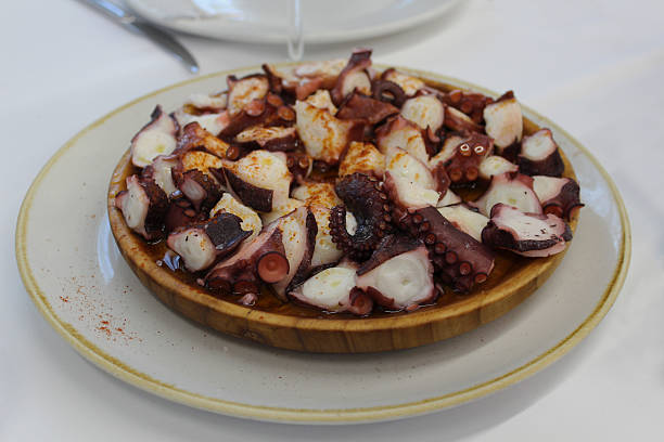 istock Delicious and irresistible Galician style octopus. 2223510425