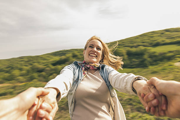 istock Woman Spinning In Nature 2223511441