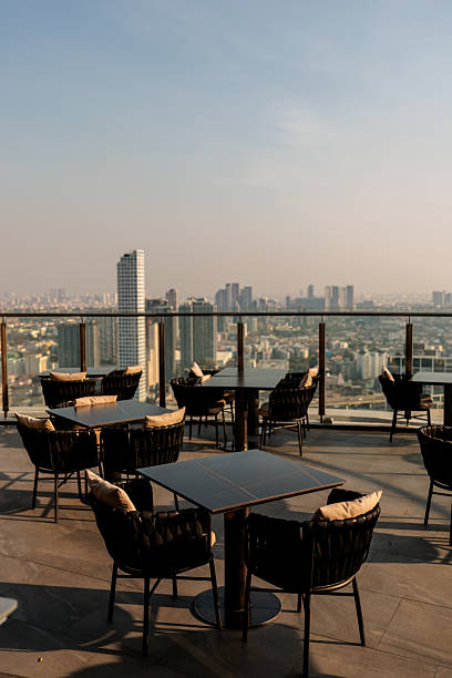 istock Rooftop Bar Terrace With Bangkok City View 2223515225