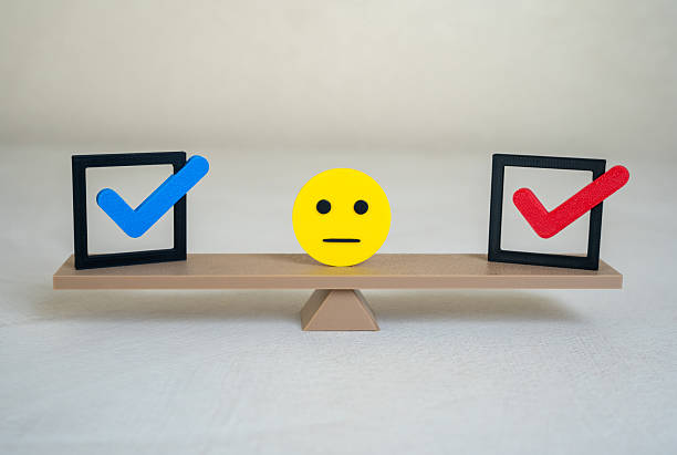 istock Make a choice of one of the solutions. Dilemmas, solution-oriented thinking, or strategic planning. 2223516411