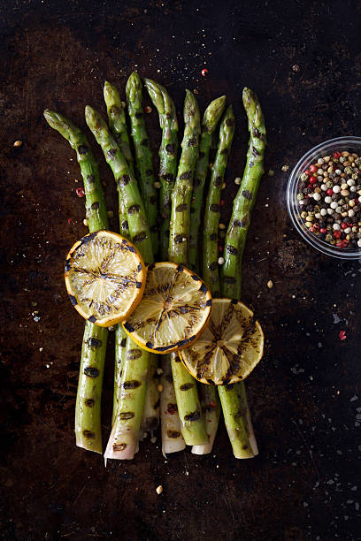 Grilled asparagus
