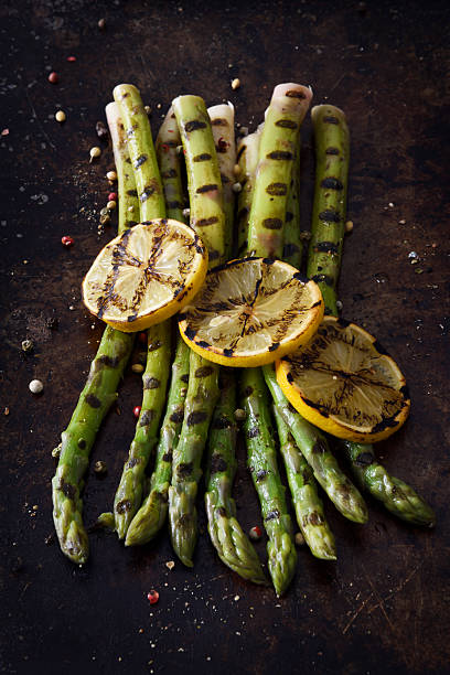 Grilled asparagus