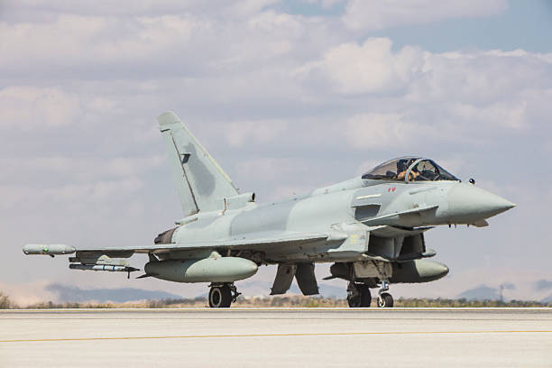 istock Eurofighter Typhoon fighter jet on runway 2223523953