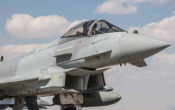 istock Eurofighter Typhoon fighter jet canopy 2223523996