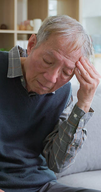 istock asian elderly Dementia at home 2223524265